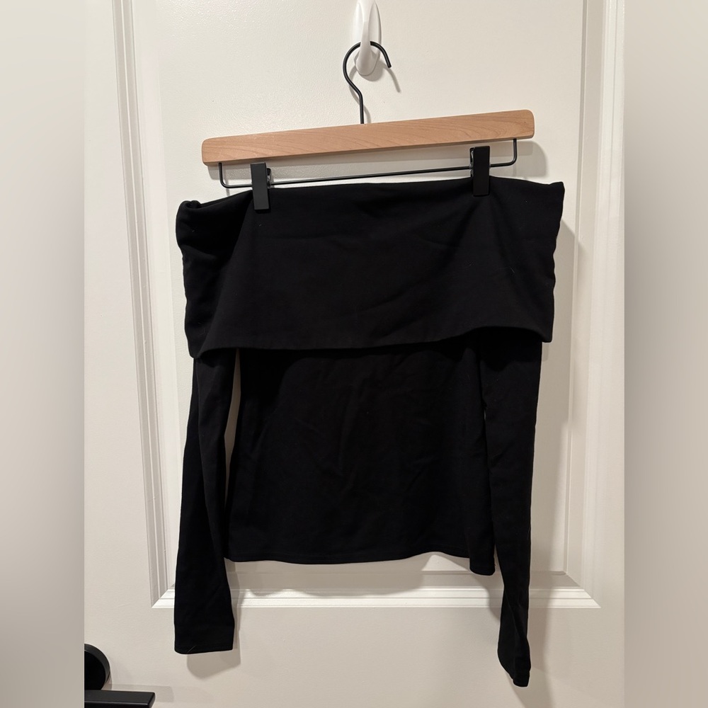 COS Black Off-Shoulder Blouse